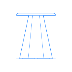 Furniture Stools Prouve Tabouret Metallique Craft Design Svg File, Free Vectors File